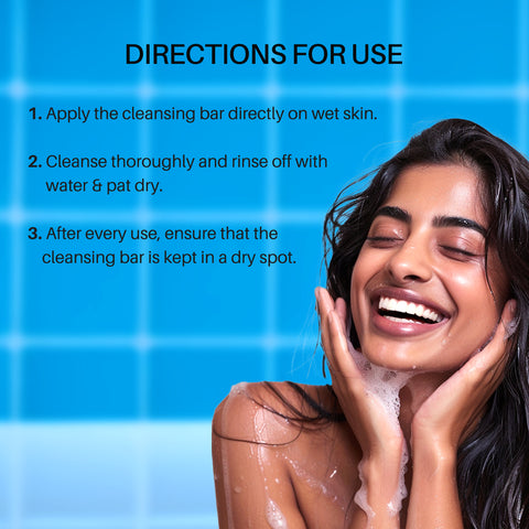 DERMDOC 0.5% Glutathione Cleansing Soap Bar (75 gm) | Soap Free Formula | Sensitive Skin Friendly | Skin Brightening | Gentle & Non-Drying