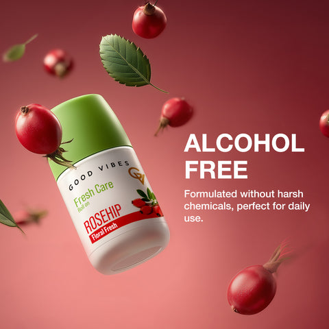 Good Vibes Fresh Care Rosehip Underarm Roll On – Floral Fresh 50 ml