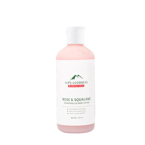 Alps Goodness Rose & Squalane Hydrating Gel Body Lotion (300 ml) |Top Rated Best Body Lotion | Lightweight | Sulphates FreeA Paraben Free & Cruelty Free | Vegan