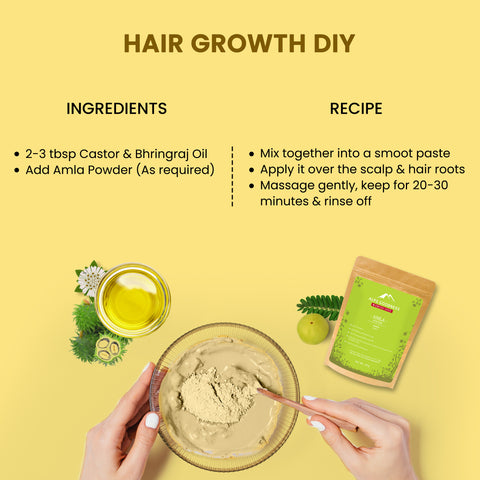 Alps Goodness Castor & Bhringraj Hair Oil | Hair Fall Control | Hair Growth | 300 ml