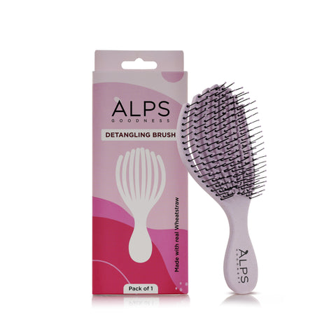Alps Goodness Wheatstraw Detangler Brush (Pack of 1)