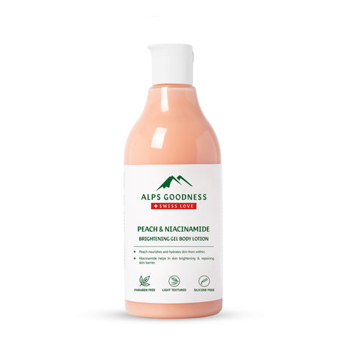 Alps Goodness Peach & Niacinamide Brightening Gel Body Lotion (290 ml)