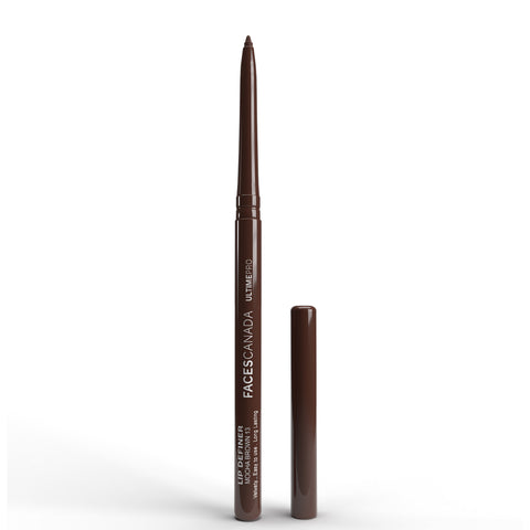 FACES CANADA Ultime Pro Lip Definer - Mocha Brown 13,0.35 gm | Rich & Creamy Texture | Matte Finish | Fuller & Brighter Lips | Easily Blendable | Highly Pigmented | Waterproof & Smudgeproof