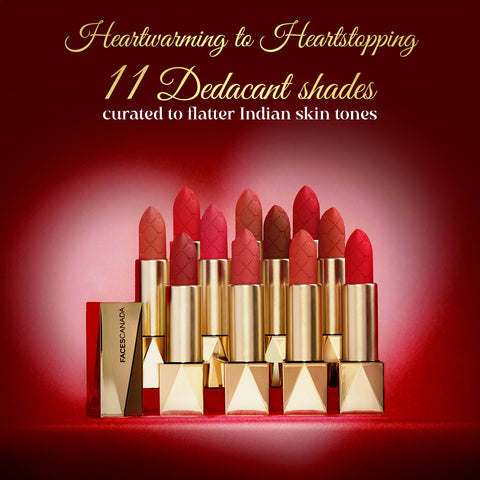 FACES CANADA Comfy Silk Obsession Lipstick - Addictive Red 09, 4 gm| Creamy Matte Finish | Highly Pigmented | 8 Hours Long Stay | Luxurious & Elegant | Glides Effortlessly | Silky Smooth Texture | Hydrating Lips