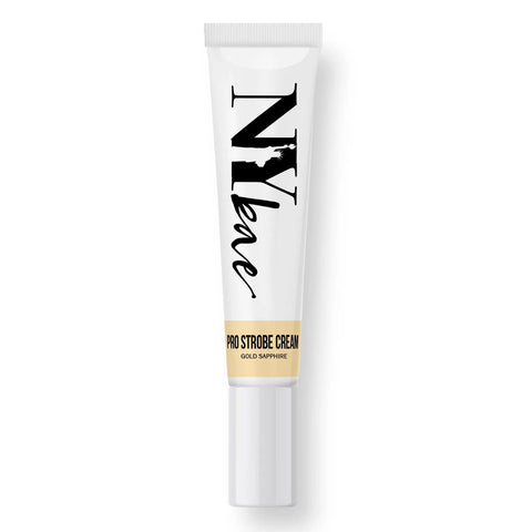 NY Bae PRO Strobe Cream - Gold Sapphire (12 gm) | Primer + Highlighter + Moisturizer | Dewy Makeup | Glowing Korean Skin | Best Suited For Normal To Dry Skin