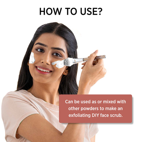 Alps Goodness Brown Rice Exfoliating Powder (50 gm) | 100% Natural Powder Gentle Exfoliation | Scrub for sensitive skin