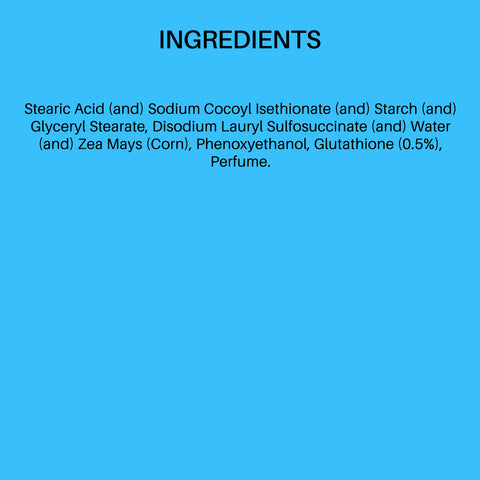 DERMDOC 0.5% Glutathione Cleansing Soap Bar (75 gm) | Soap Free Formula | Sensitive Skin Friendly | Skin Brightening | Gentle & Non-Drying