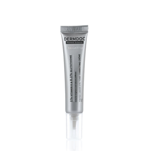 DERMDOC by Purplle Tinted Brightening Under Eye Cream for Dark Circles (15 gm)