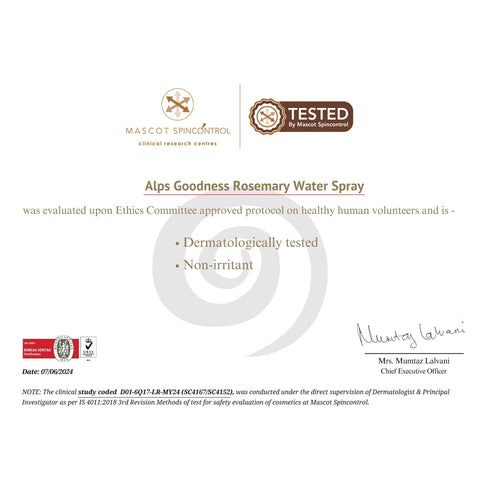 Alps Goodness Rosemary Water (100 ml) | Rosemary water for hair | Hair Spray for Regrowth | Hair Growth Expert | Viral Rinse