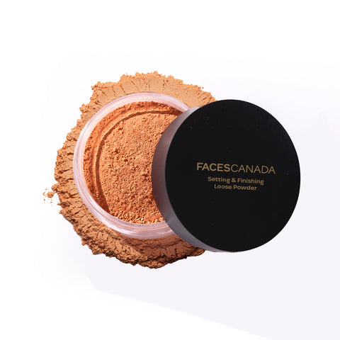 FACES CANADA Setting and Finishing Loose Powder, 10 gm | Sheer Coverage & Naturally Radiant Finish | Non- Drying & Lightweight | Evens Out Skin Tone | Soft Focus Effect | Blurs Imperfections