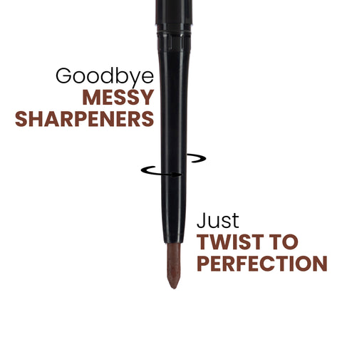 NY Bae Colored Kajal - Brown Babe (0.30 gm) | Brown Kajal | Eyeliner | Waterproof | Smudgeproof | Kajal Pencil | Eye Makeup | Eyeshadow