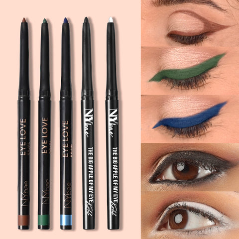 NY Bae Colored Kajal - Brown Babe (0.30 gm) | Brown Kajal | Eyeliner | Waterproof | Smudgeproof | Kajal Pencil | Eye Makeup | Eyeshadow