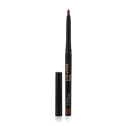 NY Bae Colored Kajal - Brown Babe (0.30 gm) | Brown Kajal | Eyeliner | Waterproof | Smudgeproof | Kajal Pencil | Eye Makeup | Eyeshadow