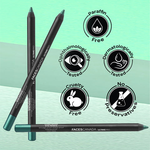 FACES CANADA Ultime Pro Longwear Eye Pencil - Forest Green, 1.2 gm