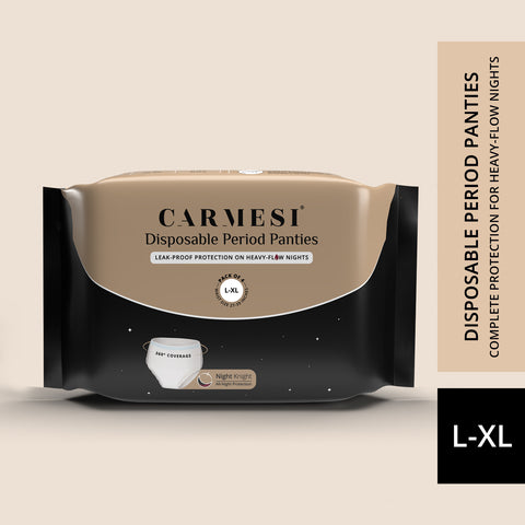 Carmesi Disposable Period Panties (L-XL) - 4 Pcs