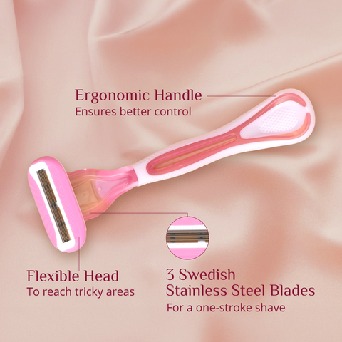 Carmesi Silk Care Body Razor (Pack of 1)