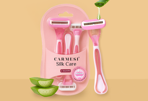 Carmesi Silk Care Body Razors (Pack of 3)