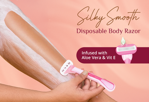 Carmesi Silk Care Body Razors (Pack of 3)