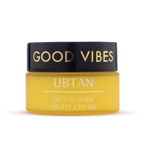 Good Vibes De Tan Glow Ubtan Night Cream 80 gm (GT)