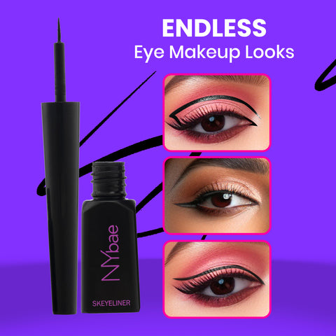 NY Bae Skeyeliner - Glossy (5 ml) | Liquid Black Eyeliner