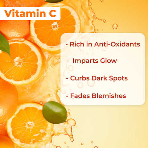 Good Vibes Anti-Blemish Glow Vitamin C Face Serum | Free 50% Product Extra | Brightens skin, Light, Non- Sticky |15 ml