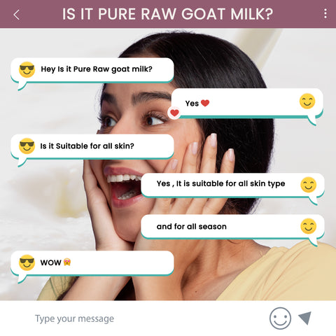 Good Vibes Skin Repair Milk Facewash 100 ml | with 100% Pure raw goat milk | Power of Ceramides | 40 seconds to soft and supple skin | Cleanser for Oily Skin, Dry Skin, Normal Skin & Sensitive Skin