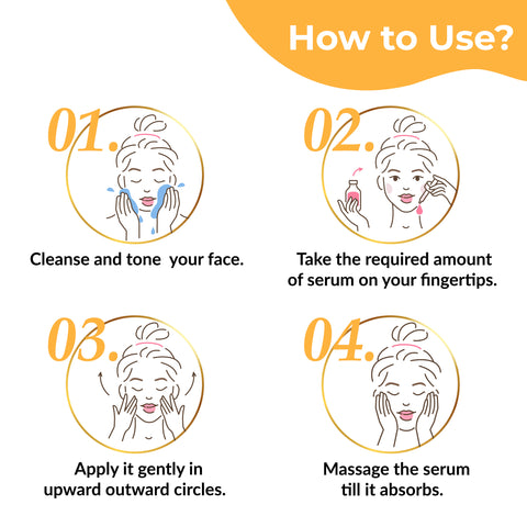 Good Vibes Vitamin C & B3 Skin Glow Face Serum | With Orange | Easy Absorption (30 ml)