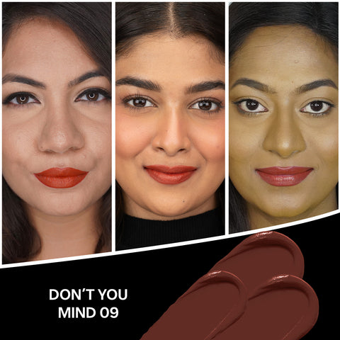 FACES CANADA Comfy Matte Creme Lipstick - Don’t You Mind, 4.2 gm | Long Stay | Creamy Matte Finish | Intense Color | Hydrating & Nourishing | Smooth Application