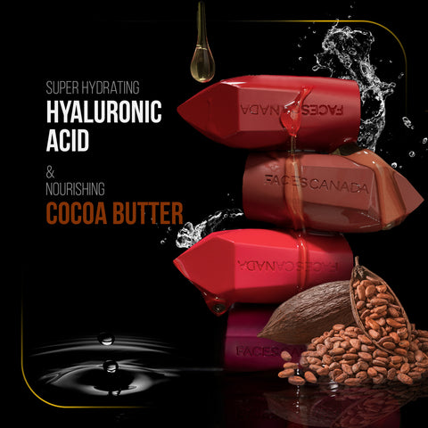 FACES CANADA Comfy Matte Creme Lipstick - Livin' It Up, 4.2 gm| Long Stay | Creamy Matte Finish | Intense Color | Hydrating & Nourishing | Smooth Application