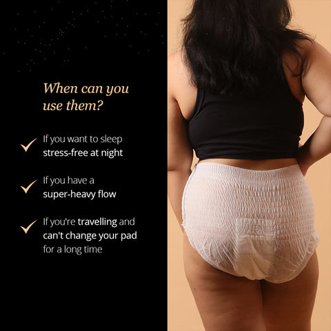 Carmesi Disposable Period Panties (L-XL) - 4 Pcs