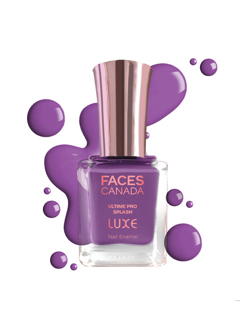 FACES CANADA Ultime Pro Splash Luxe Nail Enamel - Speak Now (L52), 12ml | Glossy Finish | Quick Drying | Long Lasting | High Shine | Chip Defiant | Even-Finish | Vegan | Non-Toxic | Ethanol-Free