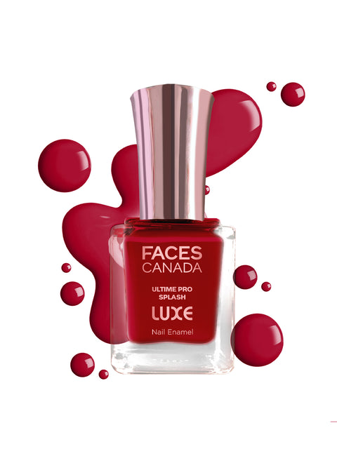 FACES CANADA Ultime Pro Splash Luxe Nail Enamel - First Date (L57), 12ml | Glossy Finish | Quick Drying | Long Lasting | High Shine | Chip Defiant | Even-Finish | Vegan | Non-Toxic | Ethanol-Free