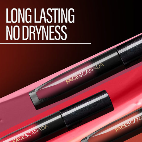 FACES CANADA Comfy Silk Liquid Lipstick - Zealous Red 10, 3 ml | Satin Matte HD Finish | Luxe Comfort | Longlasting | No Dryness | Smooth Texture | Mulberry Oil & Shea Butter For Plump Hydrated Lips