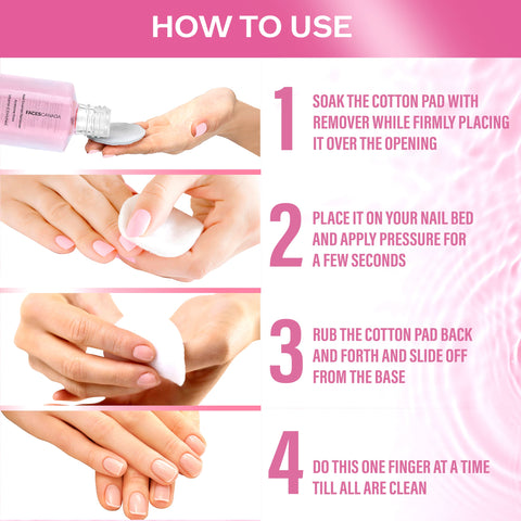 FACES CANADA Nail Enamel Remover - Transparent 01 | 30 ml