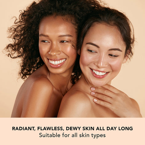 FACES CANADA Strobe Cream - Rose Gold, 30 ml | With Shea Butter & Hyaluronic Acid | Intense Hydration | Dewy Skin | Illuminating & Glowing Makeup Base