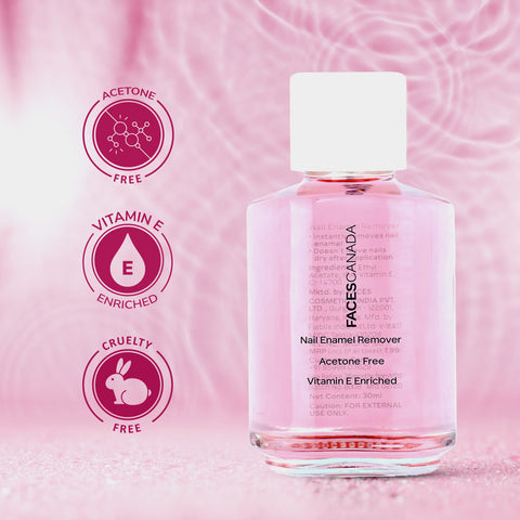 FACES CANADA Nail Enamel Remover - Transparent 01 | 30 ml