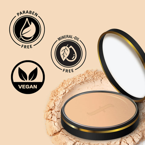 FACES CANADA Banana Compact Powder 9 gm | 8HR Oil Control Complexion Enhancer | Smooth Matte HD Finish | Lightweight Translucent Powder Sets Makeup | Blurs & Conceals | Radiant Flawless Skin | Vitamin C
