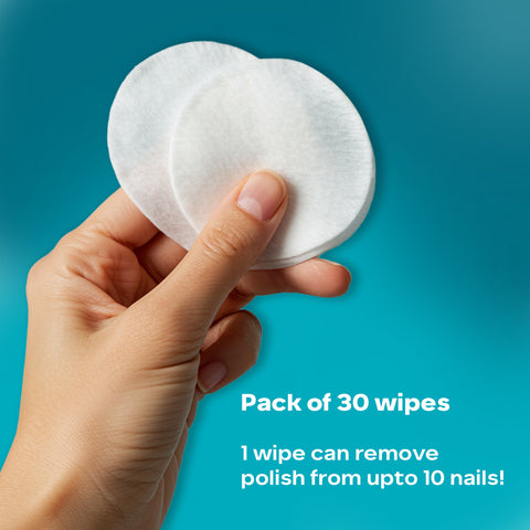 FACES CANADA Swipe & Shine Nail Polish Remover Wipes - Lemon 30 pc