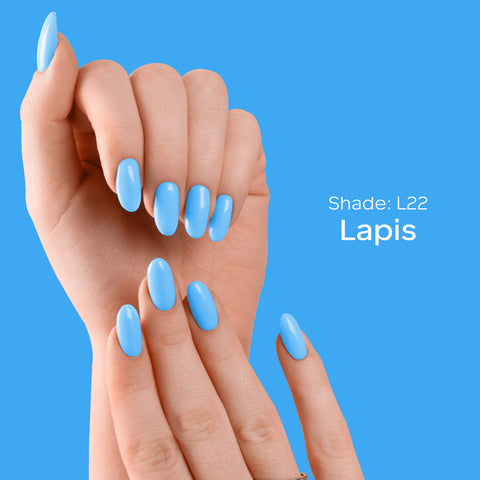FACES CANADA Ultime Pro Splash Luxe Nail Enamel - Lapis (L22), 12ml | Glossy Finish | Quick Drying | Long Lasting | High Shine | Chip Defiant | Even-Finish | Vegan | Non-Toxic | Ethanol-Free