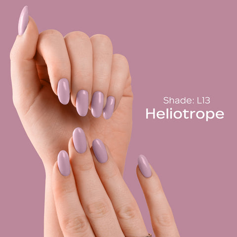 FACES CANADA Ultime Pro Splash Luxe Nail Enamel - Heliotrope (L13), 12ml | Glossy Finish | Quick Drying | Long Lasting | High Shine | Chip Defiant | Even-Finish | Vegan | Non-Toxic | Ethanol-Free