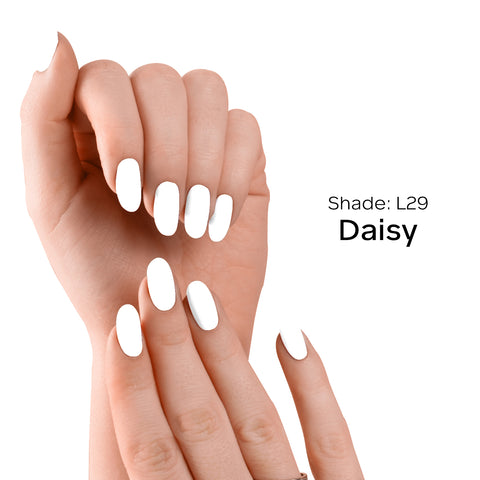 FACES CANADA Ultime Pro Splash Luxe Nail Enamel - Daisy (L29), 12ml | Glossy Finish | Quick Drying | Long Lasting | High Shine | Chip Defiant | Even-Finish | Vegan | Non-Toxic | Ethanol-Free