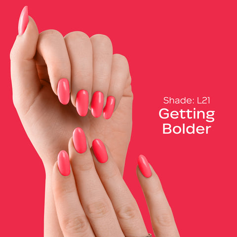 FACES CANADA Ultime Pro Splash Luxe Nail Enamel - Getting Bolder (L21), 12ml | Glossy Finish | Quick Drying | Long Lasting | High Shine | Chip Defiant | Even-Finish | Vegan | Non-Toxic | Ethanol-Free