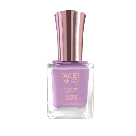 FACES CANADA Ultime Pro Splash Luxe Nail Enamel - Heather (L05), 12ml | Glossy Finish | Quick Drying | Long Lasting | High Shine | Chip Defiant | Even-Finish | Vegan | Non-Toxic | Ethanol-Free