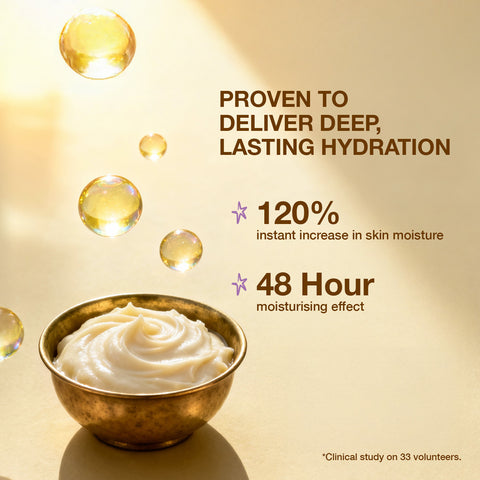 Good Vibes Nourishing Glow Body Lotion with 100× Washed Ghee | 48H Deep Hydration| Intense Hydration | Non-Greasy Moisture | Repairs Dry & Rough Skin | With Vitamin E | Soothes & Softens Skin | Daily Body Care- 200 ml