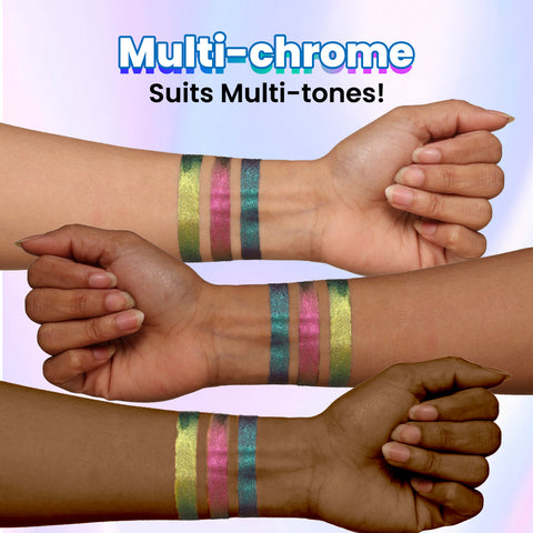 NY Bae Holographic Eyeliner - Aquamarine 01 | Kajal | Waterproof Eyeliner | Long Lasting | Eyeshadow | Pen Eyeliner | Purple Blue Eyeliner | Eye Makeup (0.25 gm)