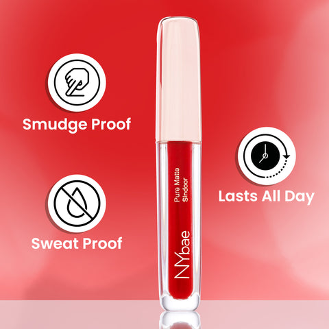 NY Bae Pure Matte Sindoor - Velvet Red 01 (2.5 ml)