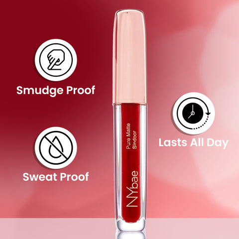 NY Bae Pure Matte Sindoor - Merry Maroon 02 (2.5 ml)
