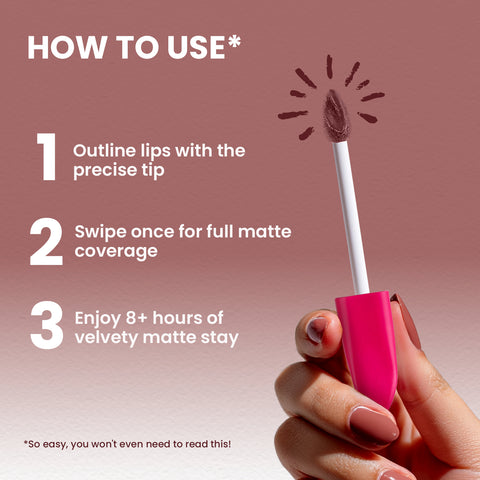 NY Bae Velvet Mousse Lipstick – Brown Girl Brown 10 (6.5 ml)| Velvet Matte Finish | Long-Lasting | Transferproof & Smudgeproof | Ultra Light & Smooth Texture | High Color Payoff