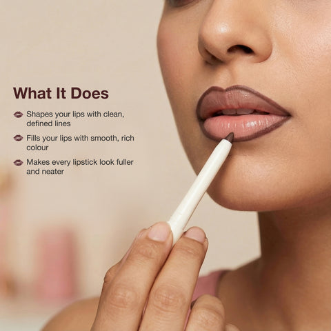 NY Bae 2-in-1 Lip Liner & Lip Colour - Shade - Laung Brown