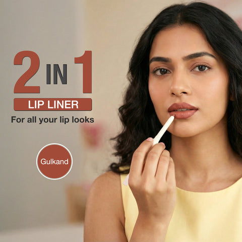 NY Bae 2-in-1 Lip Liner & Lip Colour - Shade- Gulkand